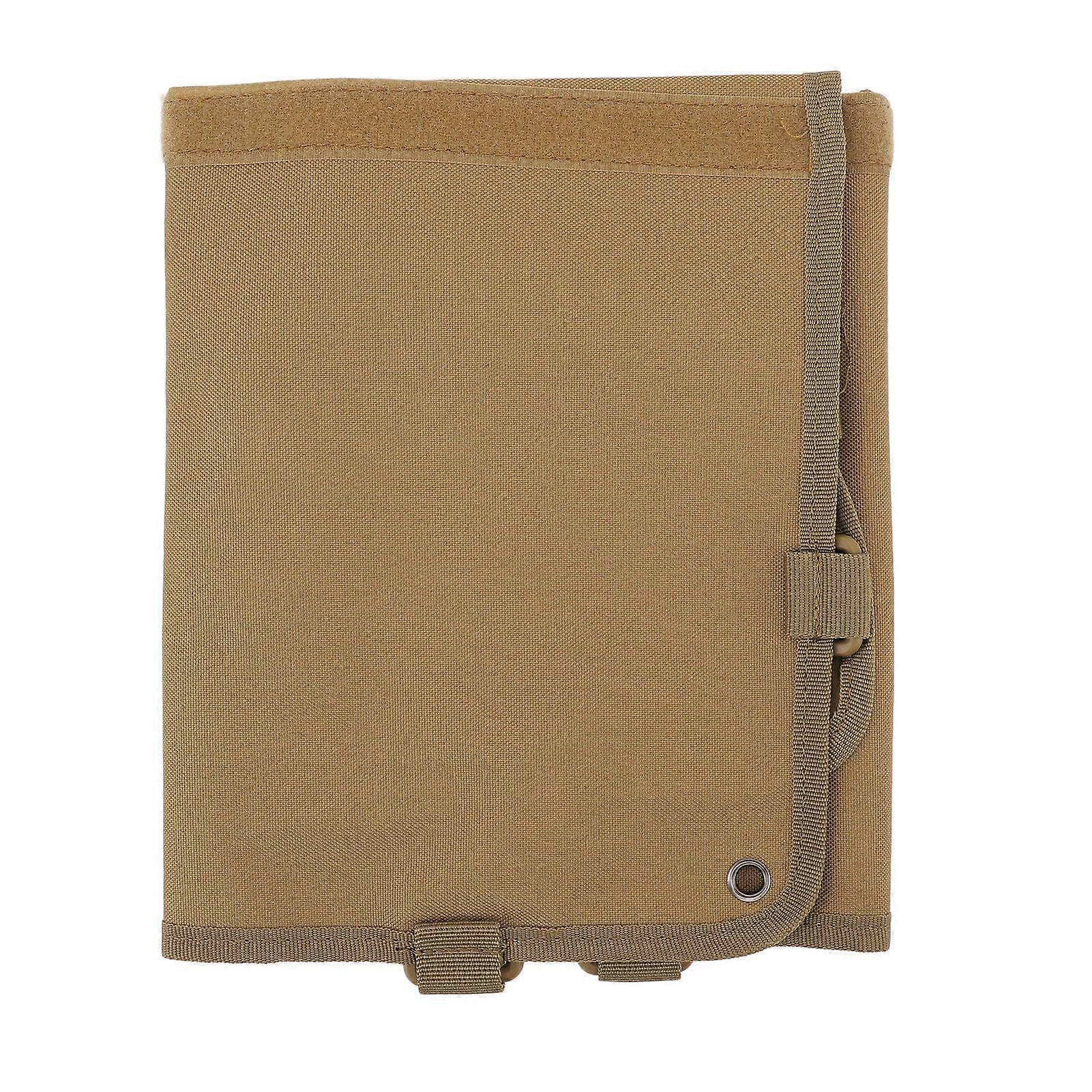 Patch Display Holder Board with Loop Surface Nylon Moral Patch Wall Organizer Storage Holder Panel for Showing Hook and Loop Emblems Patches Khaki S