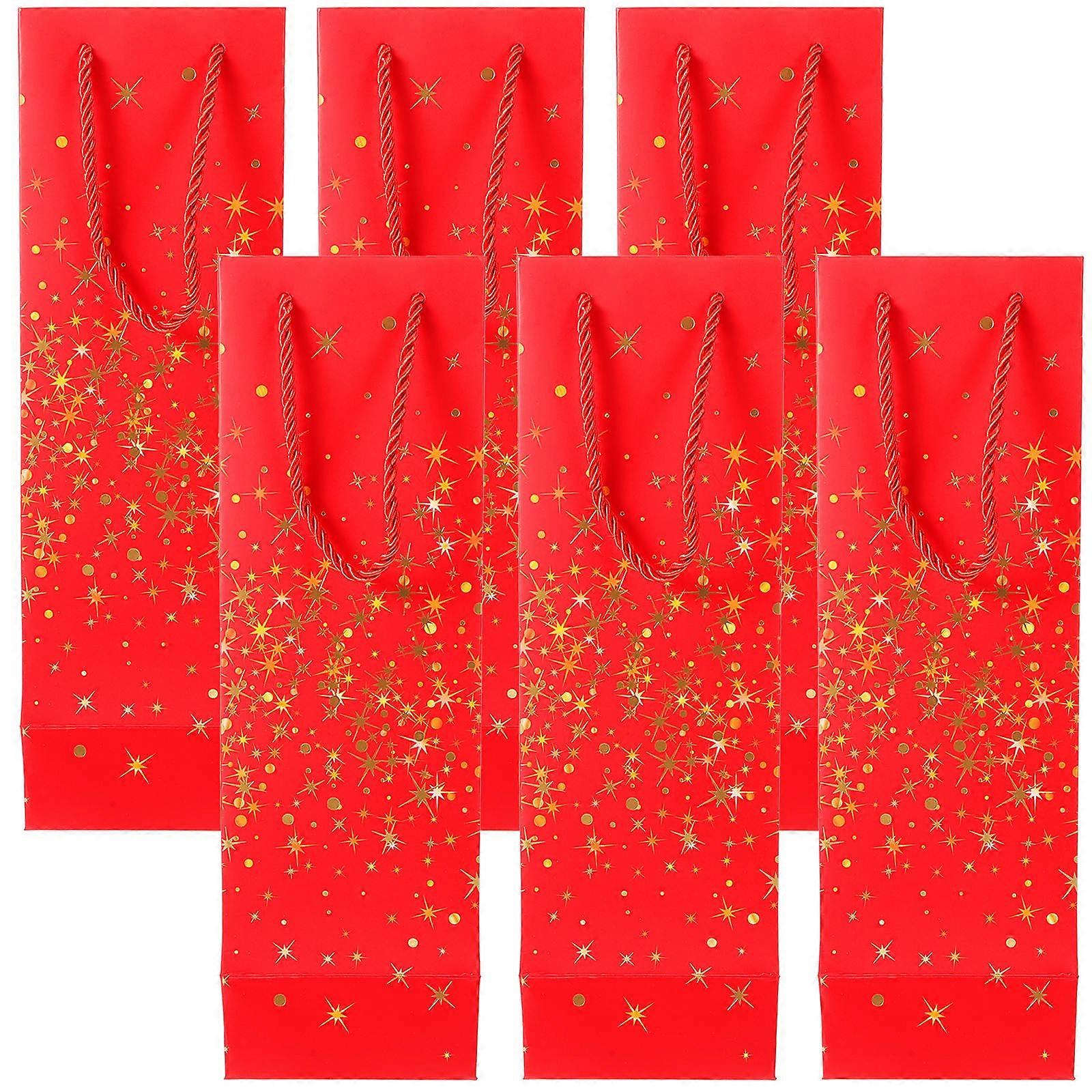 Carrier Pouch Wrapping Bags Rectangular Shape Easter Celebrations Assorted Color 6Pcs