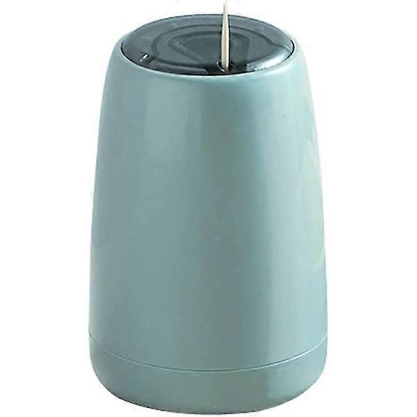 Pop-up Toothpick Holder, Plastic Toothpick Holder, Toothpick Dispenser, Toothpick Storage Box, Nordic Ins Style Unique Home Decor, Blue