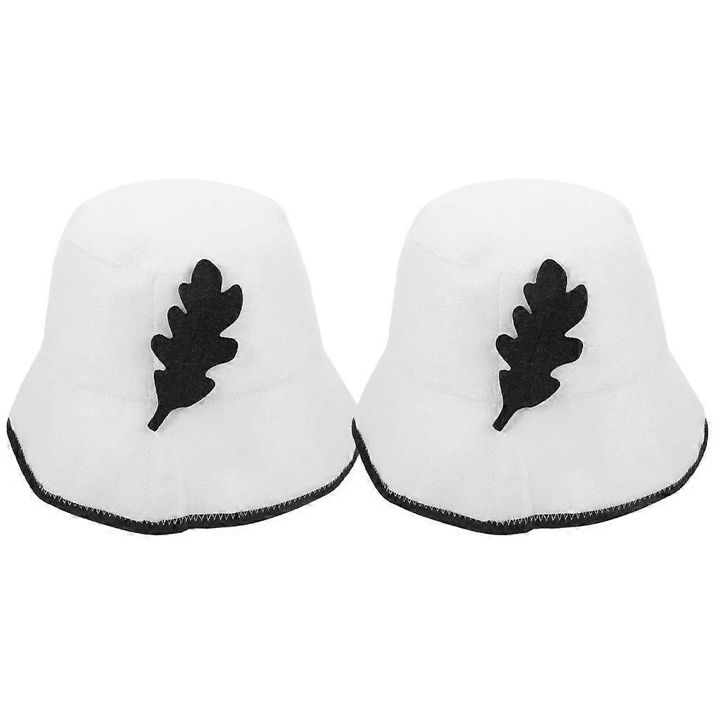 Comfortable Felt Sauna Hat for Steam Room, Shower Cap Fit, Lightweight Durable Headwear for Spa Bath Hair Protection