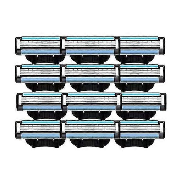 24 Pcs Blade Refill, Manual Mach 3 Blade Refills for Mach 3 Blade Refills for Men