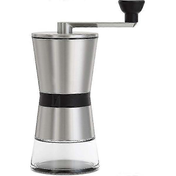 Manual coffee bean grinder with removable container