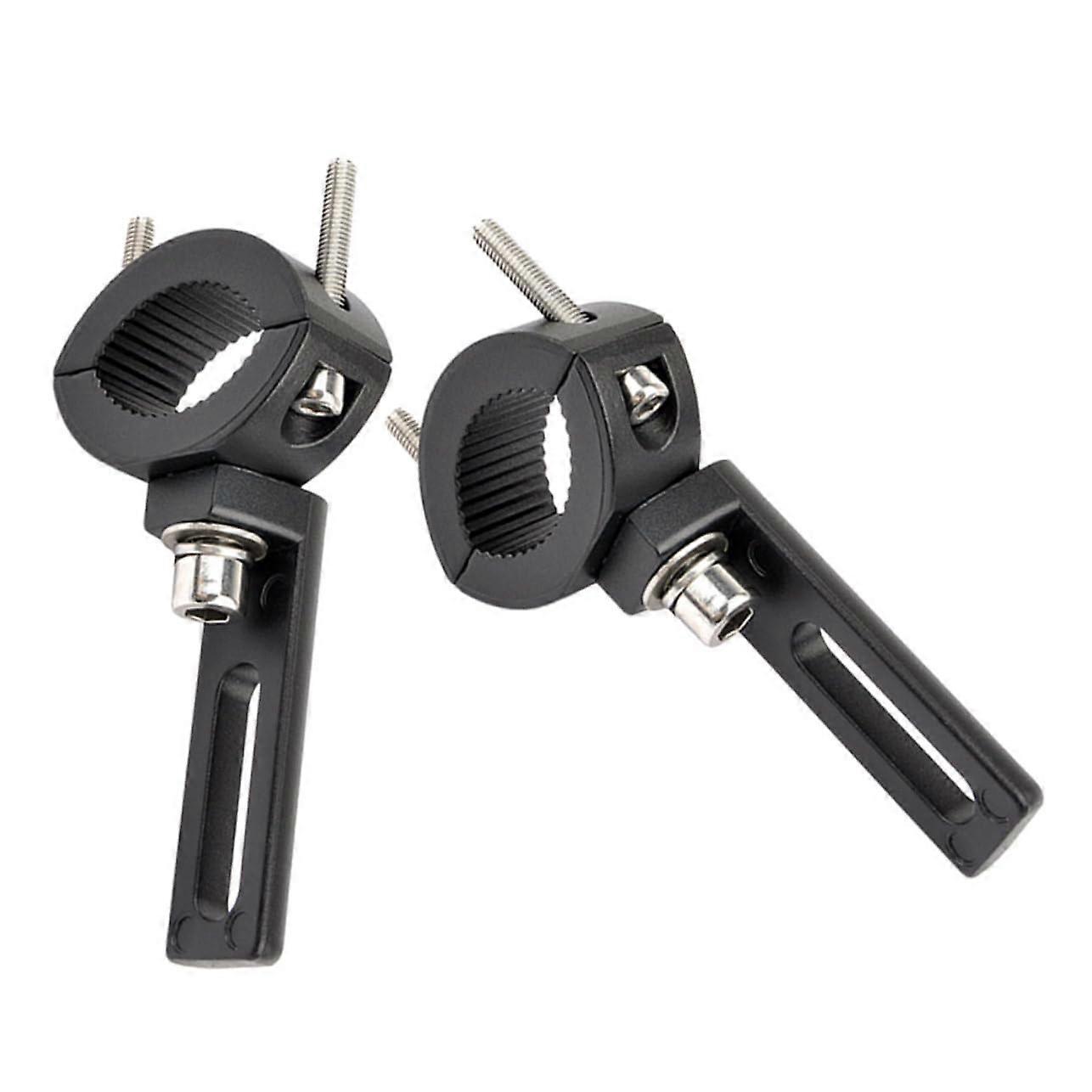 2 Pack Motorcycle Headlight Bracket Mount for Front Fork Tube 28-35mm Universal Fit