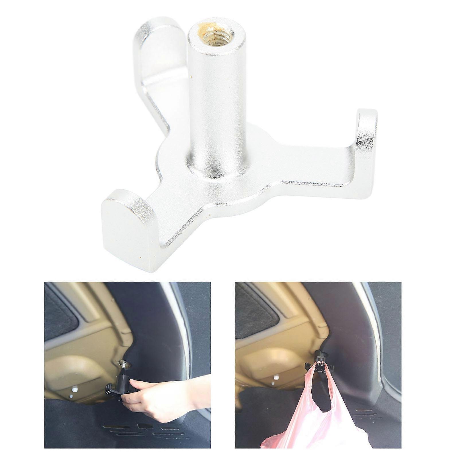 Car Trunk Grocery Bag Hook with Upgraded Design Replacement for Tesla Model 3 2017‑2023 Silver 