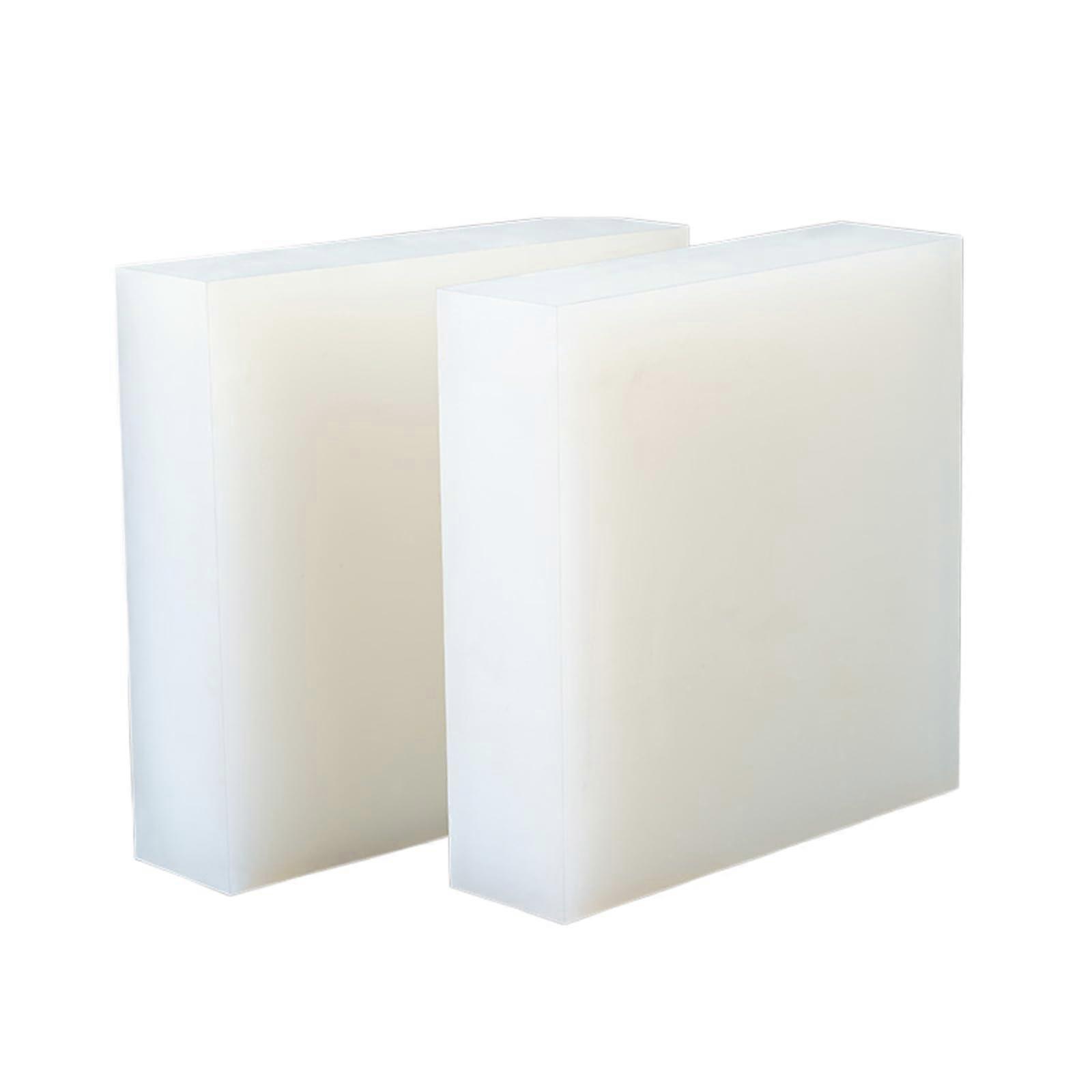 Rubber damping block, 2 pieces silicone shock absorber blocks 80×80mm, thickness 12–30mm (80x80x12mm).