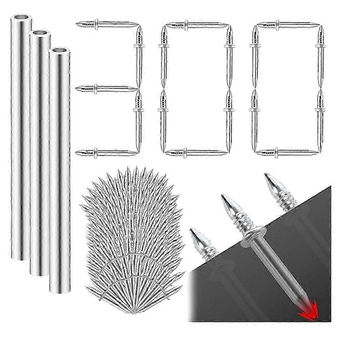 300Pcs Hardware Carbon Steel Nails for Seamless Installation