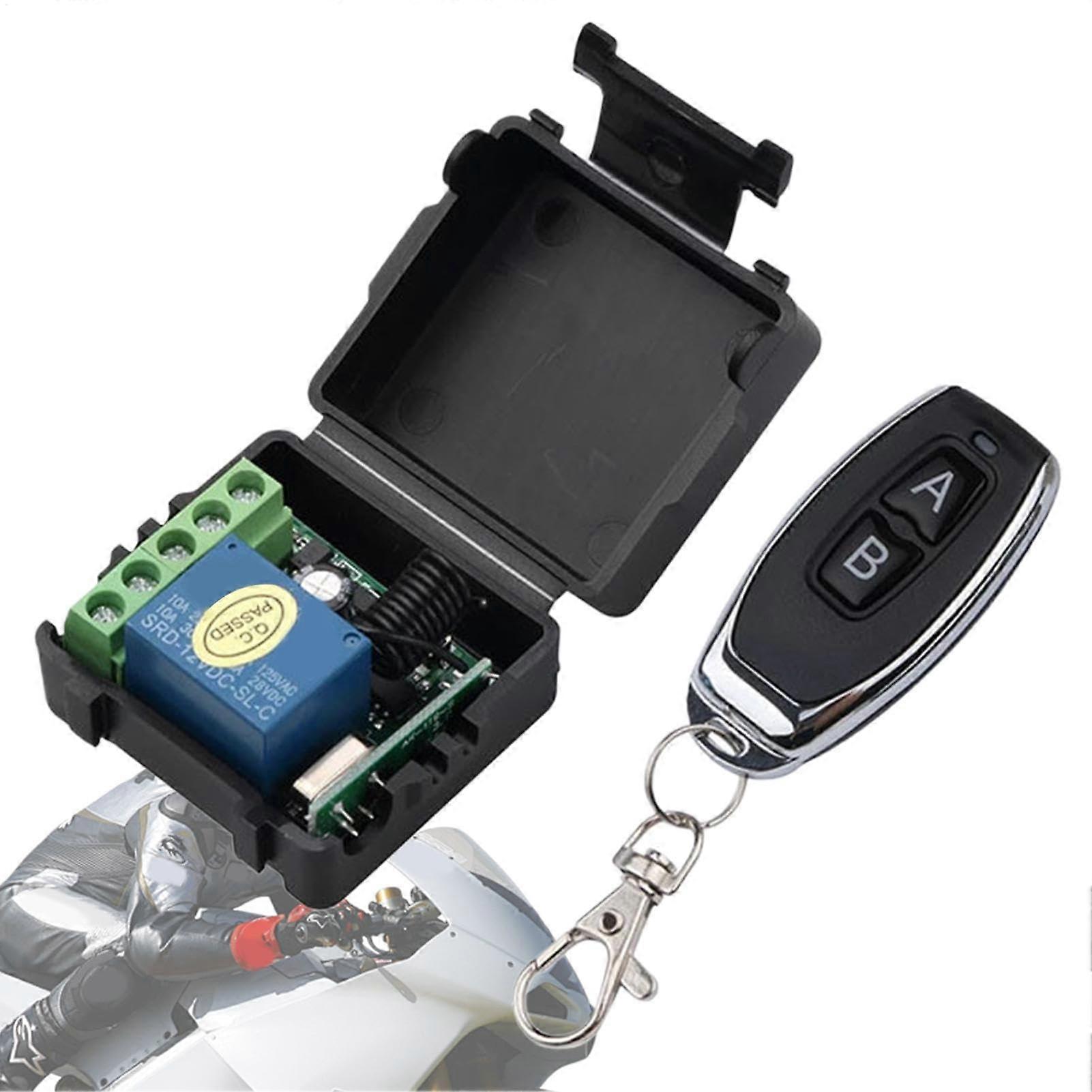 Wireless Design Remote Control for Lighting Systems, Garage Doors, Black