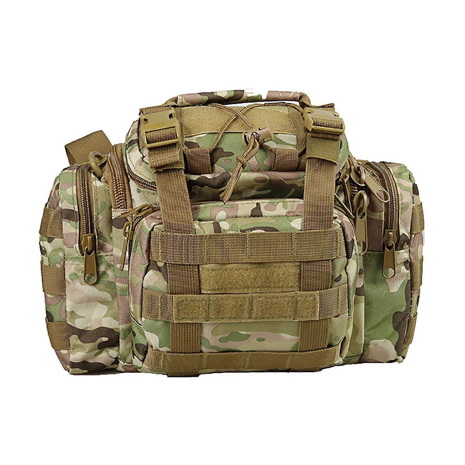 Camera Bag DSLR/SLR Compatible Military Tactical Waterproof Shoulder Bag Sling Tripod Mount CP