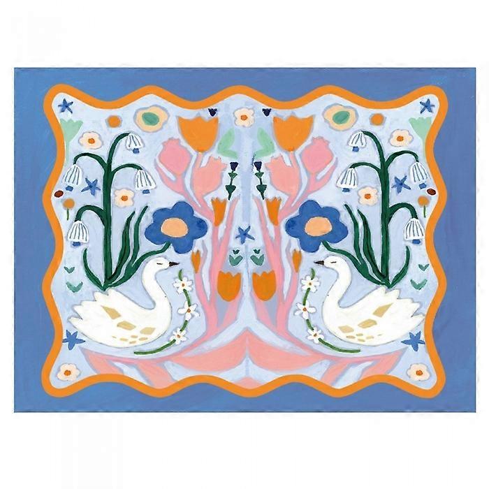 Estampado de cisnes de verano de Thornton