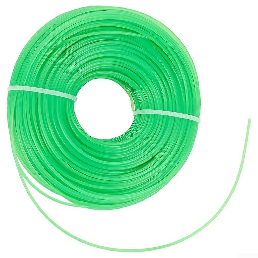 Durable Trimmer Line 1.6 mm x 100 m Nylon String for Lawn Edging and Landscape Use, White Color
