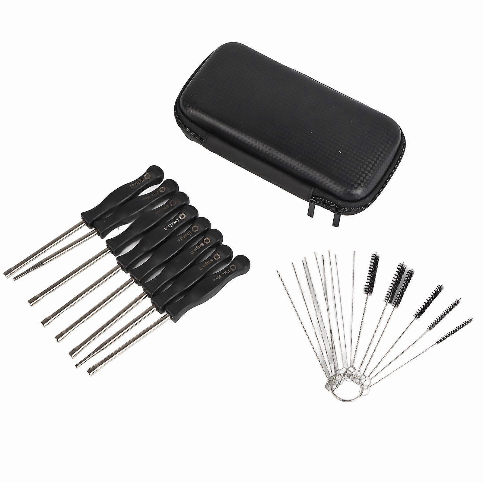 carb screwdriver and brush tool kit for carburetor adjustment
