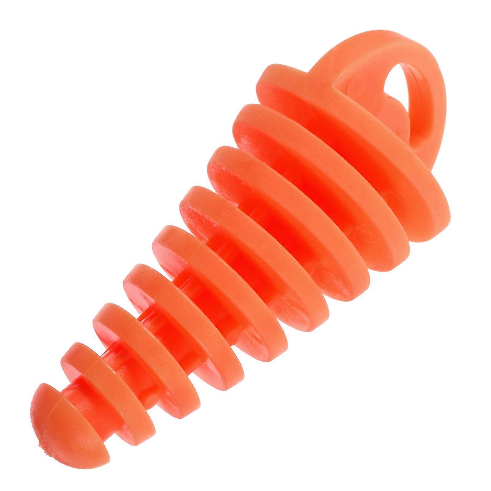 Orange PVC Exhaust AirBleeder Plug for Motorbike Durable and Easy Installation Improves Performance