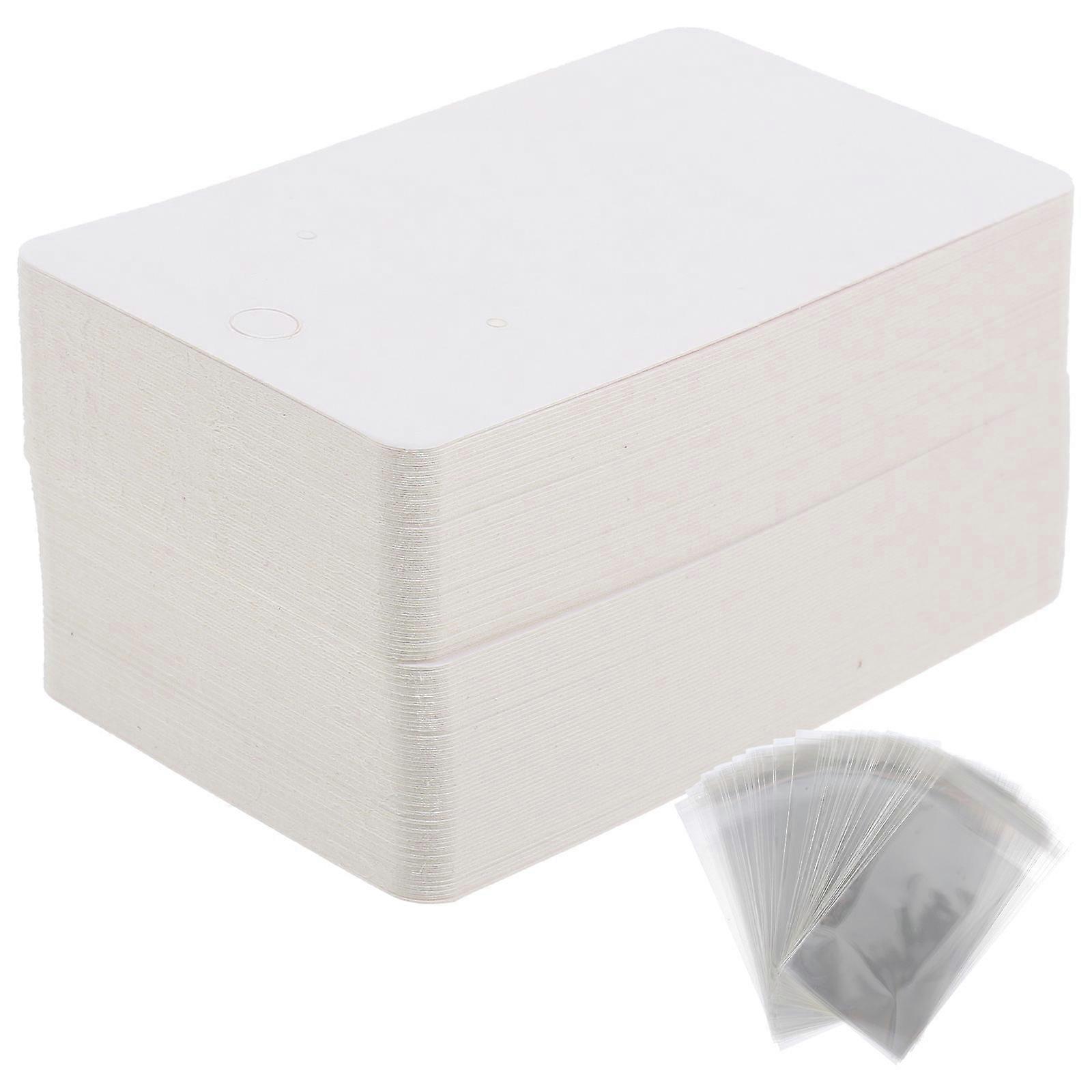 Jewelry Display Cards for Earrings White Packing Cards for Easy Storage and Display of Ear Studs and Crafts
