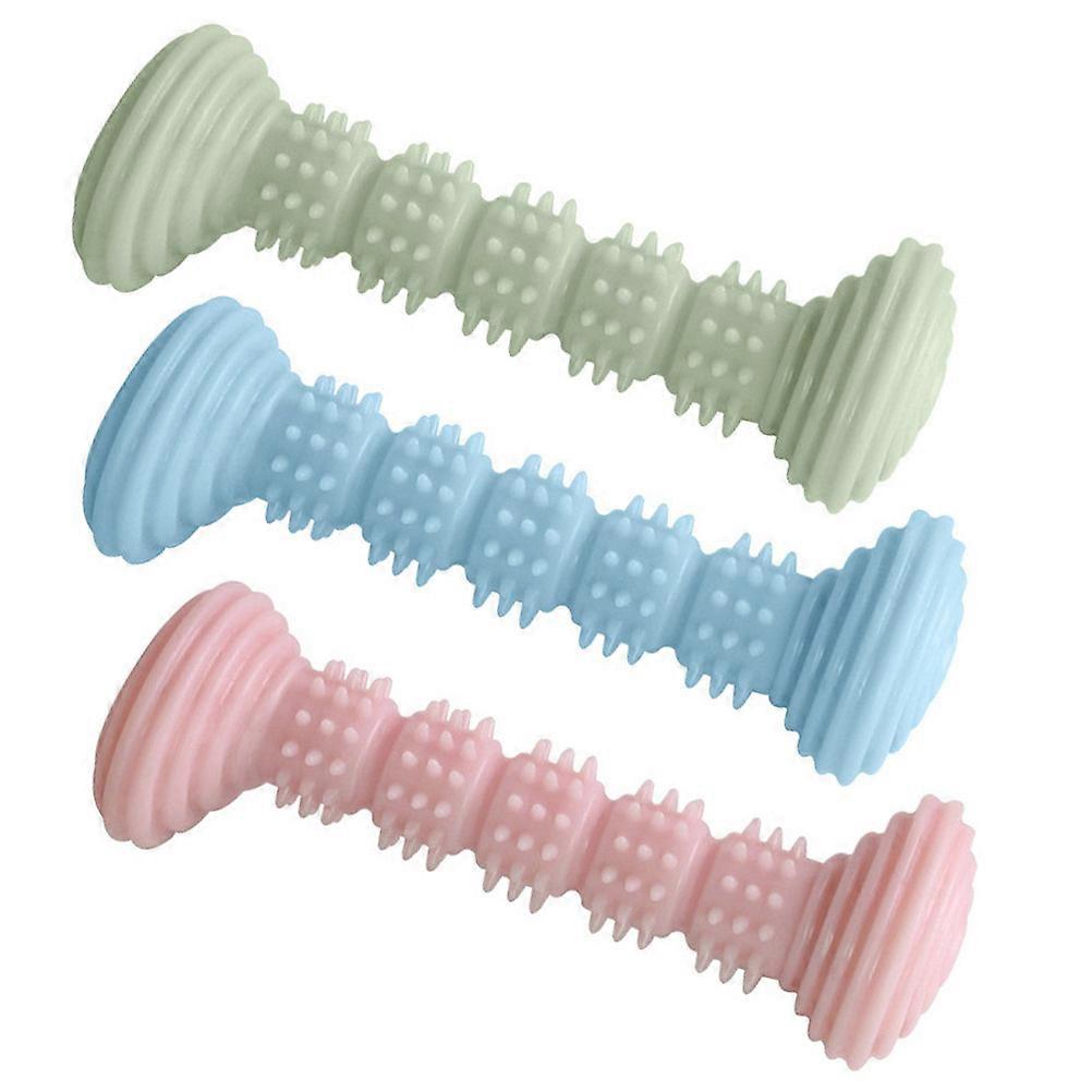 Pet Chewing Toy for Playing Made of Safe TPR Material Assorted Color Strong and Durable 3pcs
