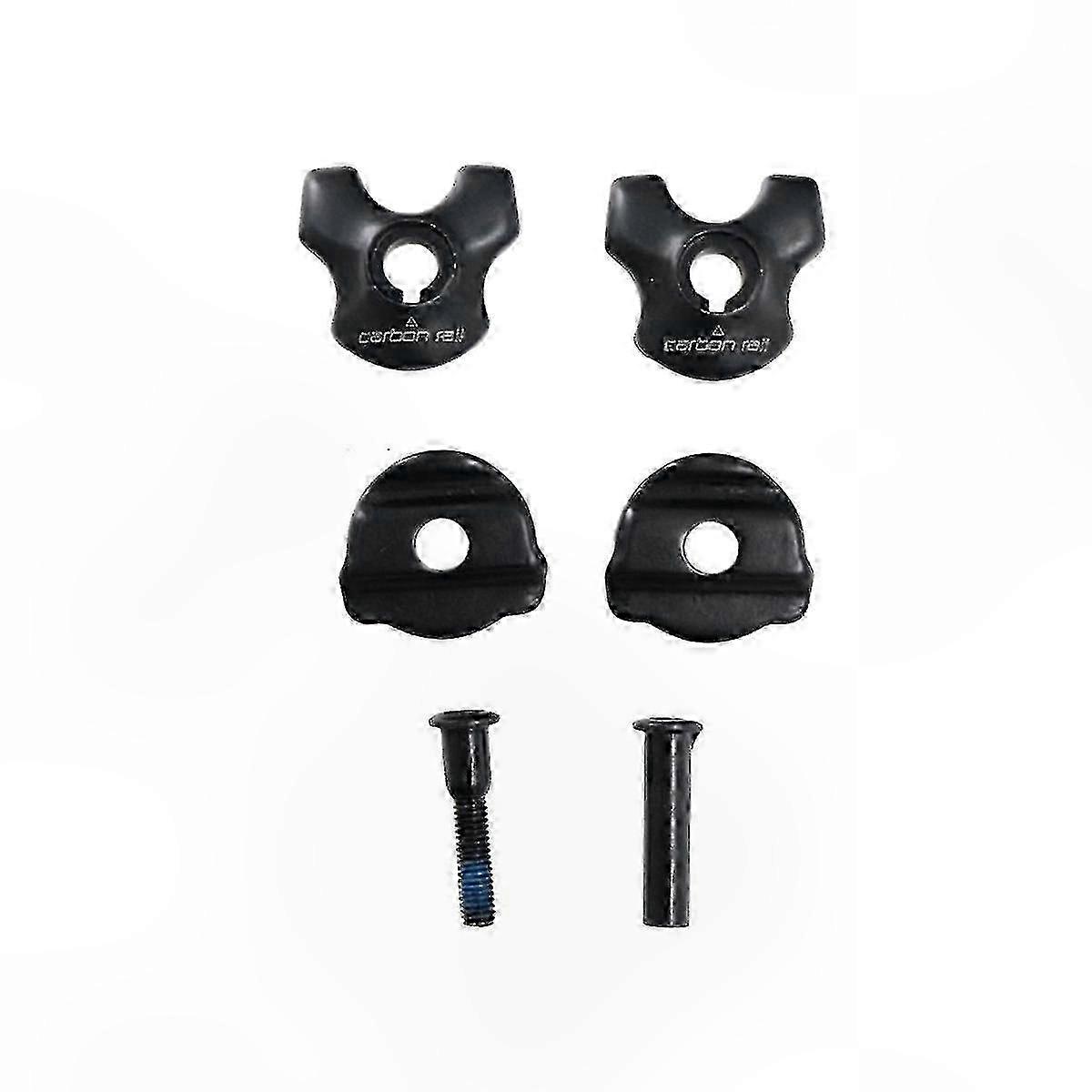 7x9mm الكربون سرج السكك الحديدية محول للدراجة مقعد بيضاوي / جولة مقاطع دراجة أنبوب المشبك