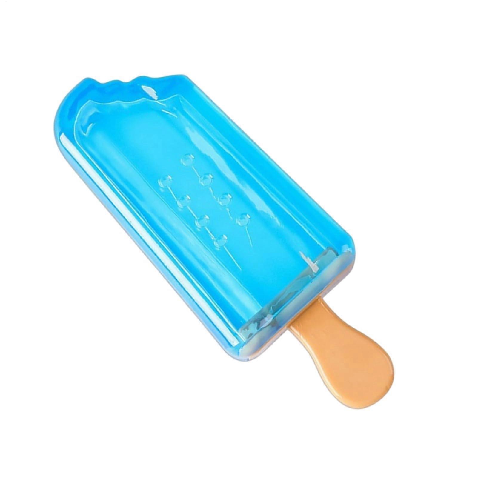 Robust Dog Chew Toy  Indestructible Ice Cream Shaped Dog Toy  Fillable Water Cooling Design, Blue