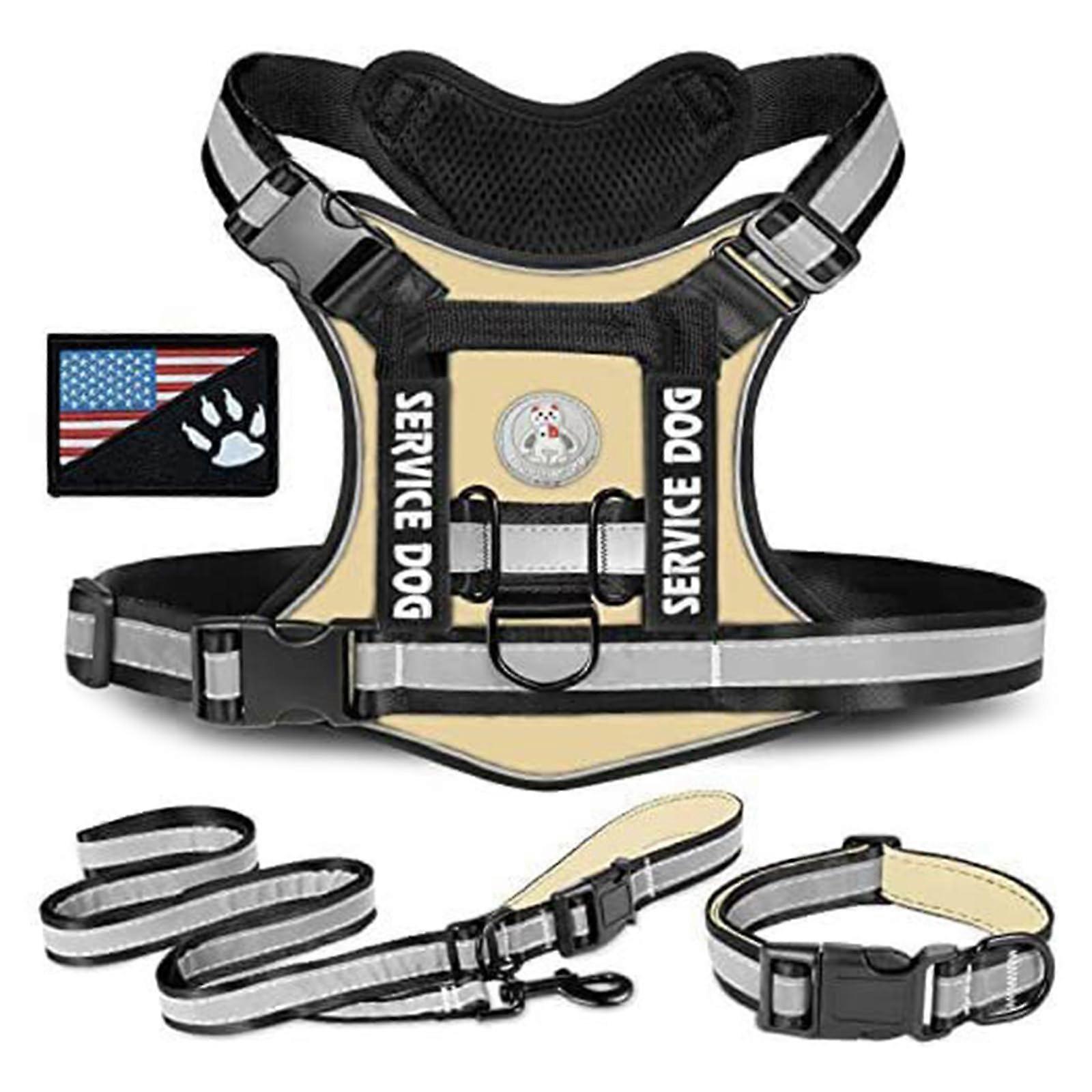 Tacticals No-Pull Dog Harness, Adjustable Chest Strap, Outdoor Walking Gear, Quick Release, Durable Materials