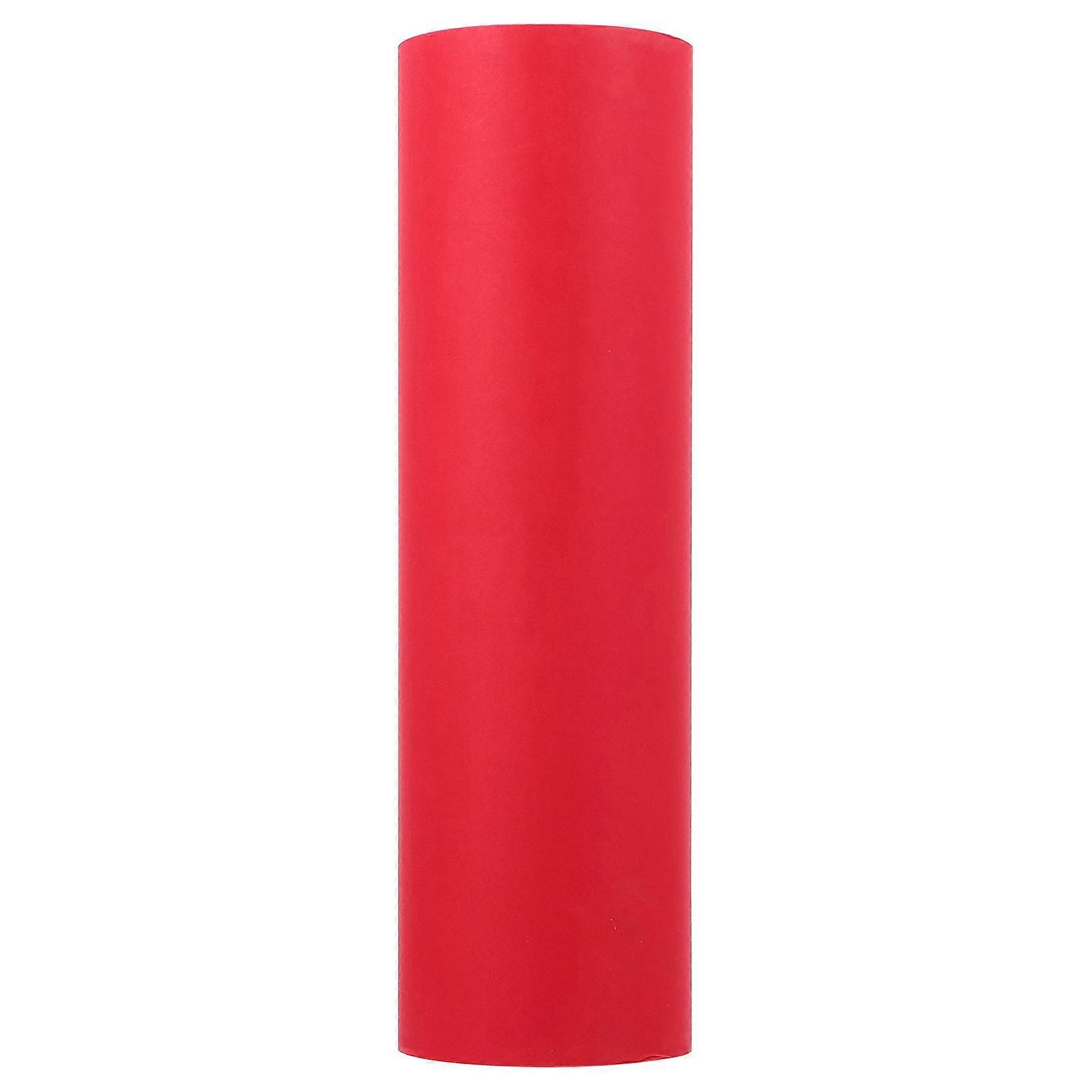 1 Roll Practical Flower Packing Paper Gift Decor Paper Package Kraft Paper (Red)