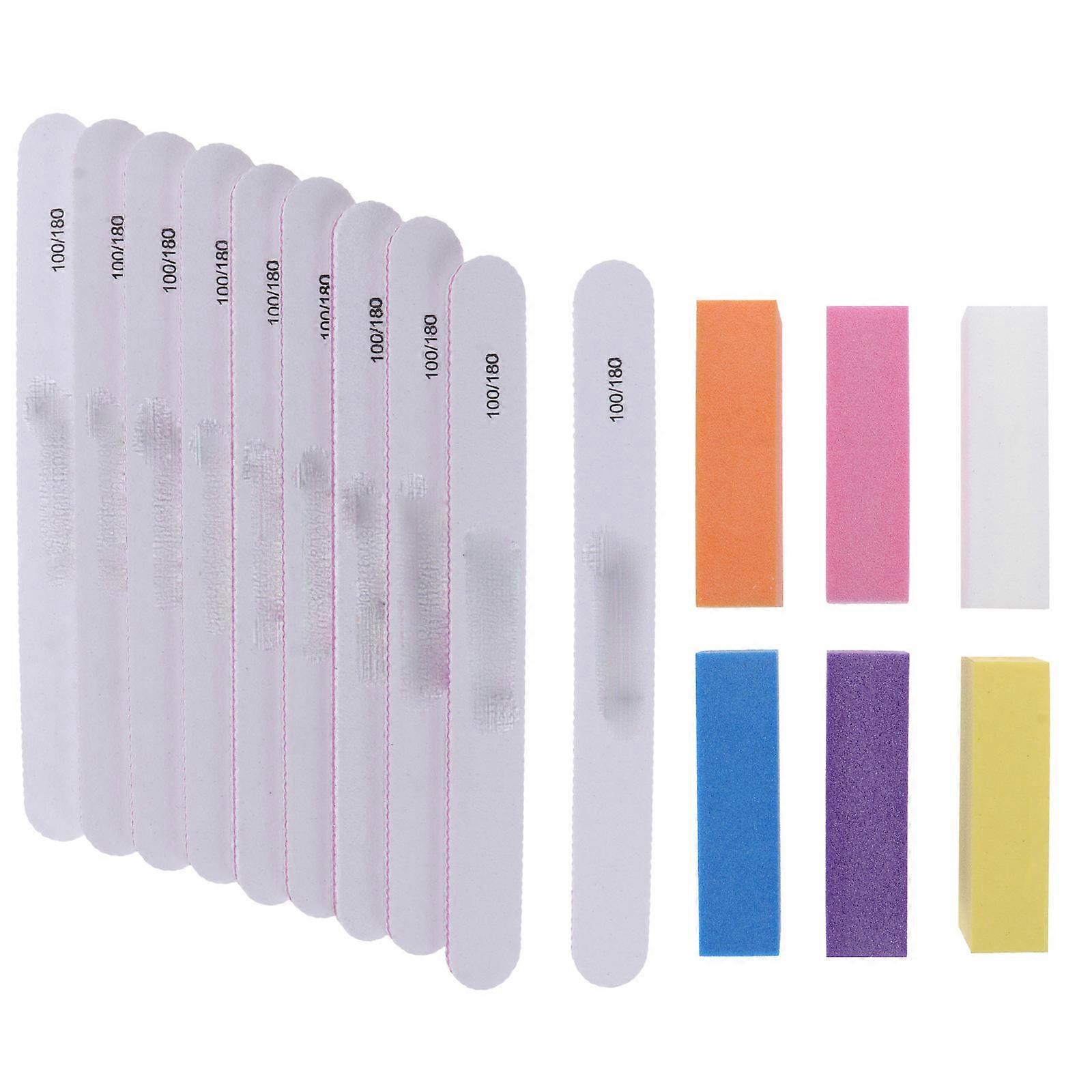 1 Set Manicure Polishing Stick Designed For Women Equipped With Durable Sponge Material