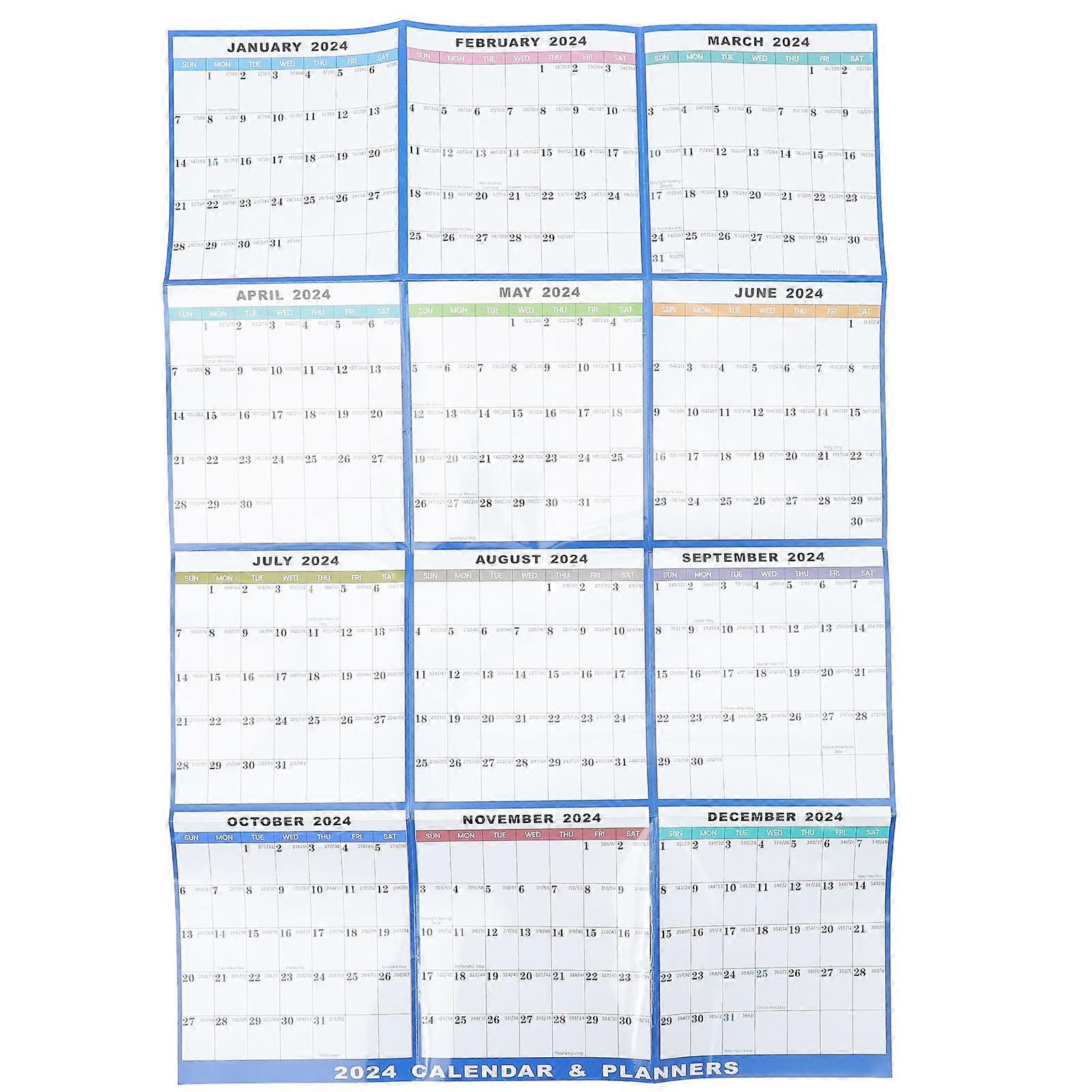 Planning Hanging Calendar 1 Set Great For Home Decoration With A Simple Design Erasable White Calendar Of 88X58cm Size