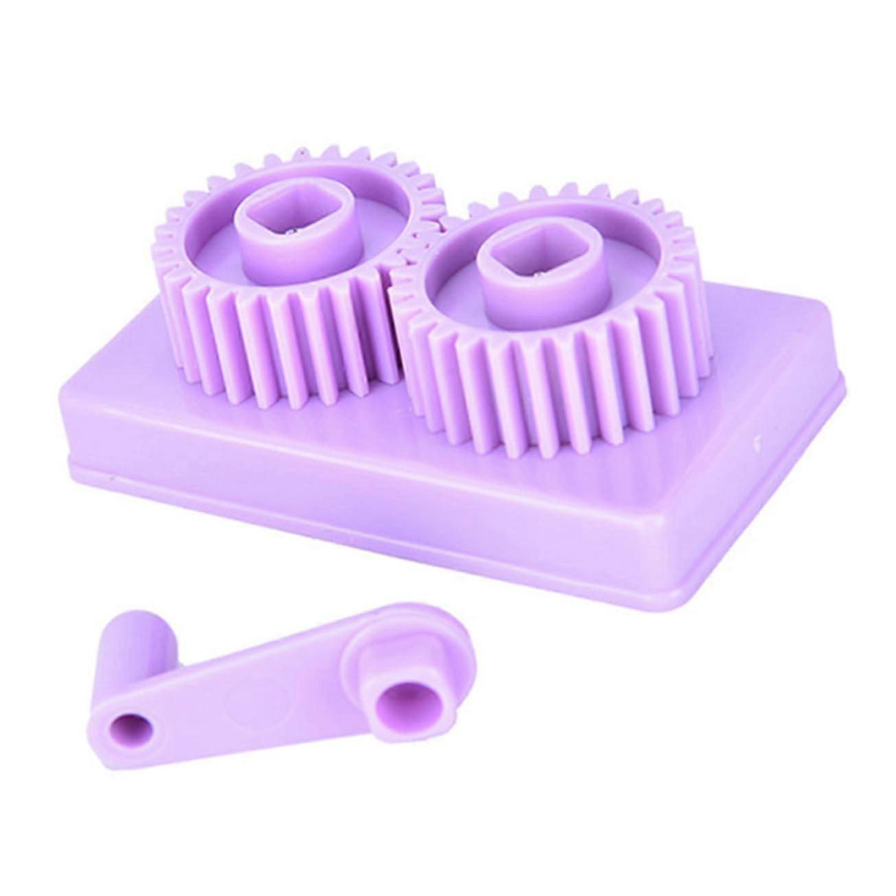Quilling Paper Craft Tool Set - Slotted Strips, Plastic, Violet, Includes Feather Quilling Tool, DIY Paper Craft