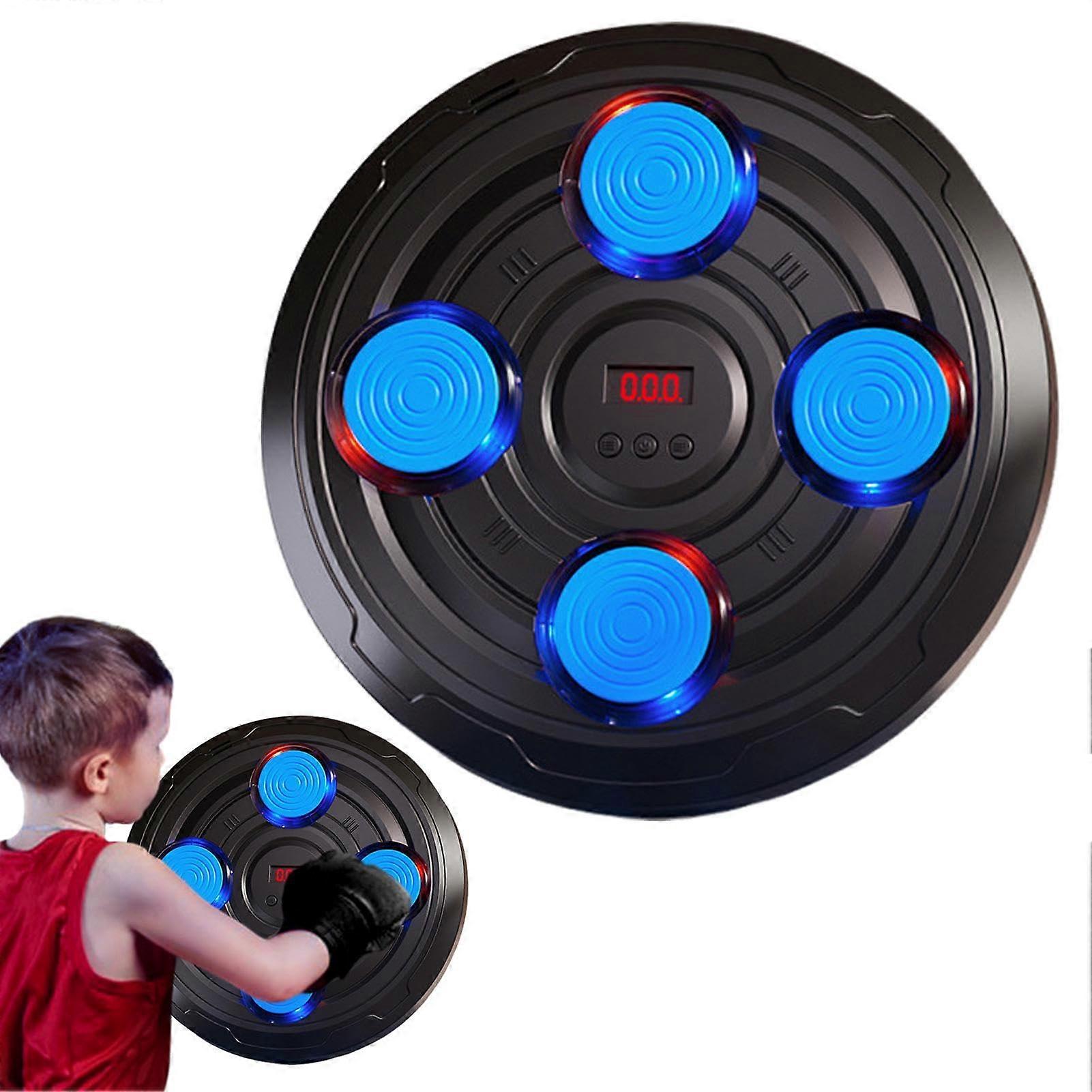 Smart Punching Pad Wall-Mounted Boxing Pad Trainer Blue Intelligent Boxing Training Equipment