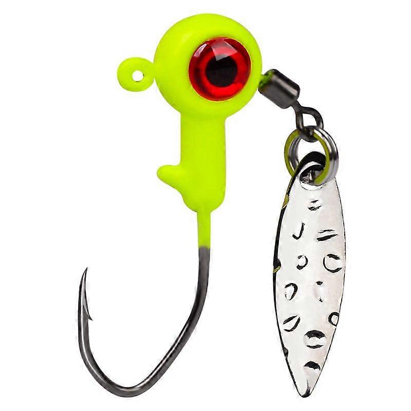 20-Pack Green Jig Heads - Crappie Fishing Hooks