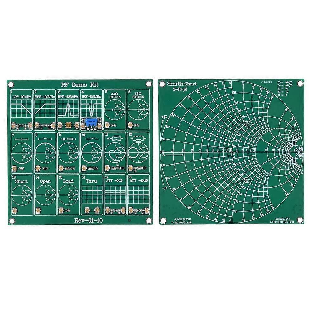 RF Demokit Network Analyzer Board with Filter Attenuator VNA Test Module Compatible with NanoVNA #511
