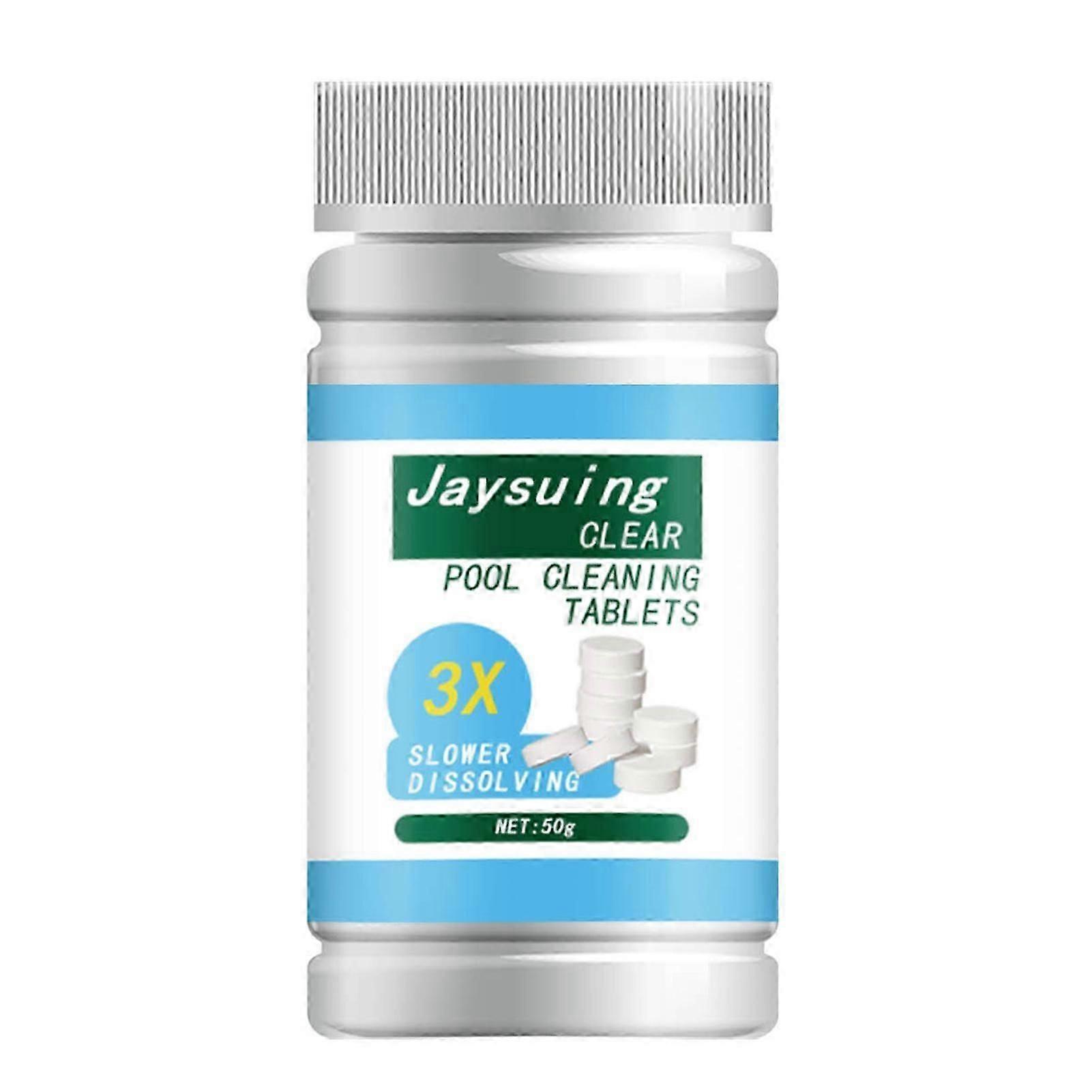 Pool Chlorinating Tablets Clear Balance Fast Acting & Quick Dissolving Pool Cleaning Maintenance Accessories 50/100g