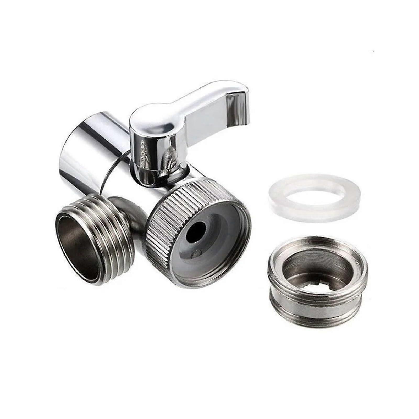 Duschumlenkventil Schalter-Wasserhahn-Adapter Shower Diverter Valve, Faucet Adapter For WC Bidet, Rain Showerhead