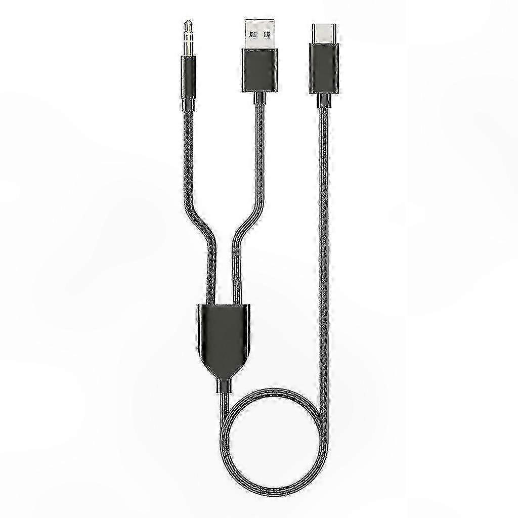 USB C to USB A Splitter Cable for High-Quality Car o Connection