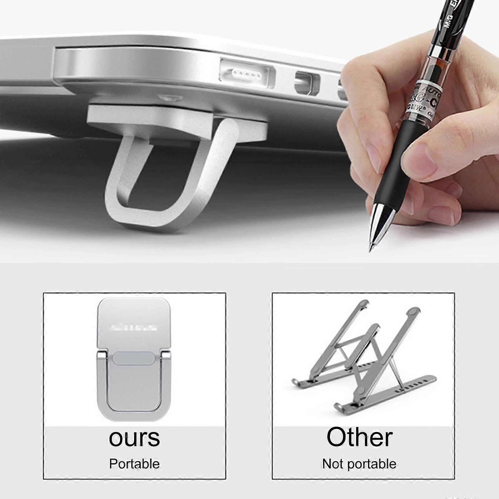 Foldable Laptop Stand Universal Zinc Alloy Laptop Support Desktop Tablet PC Bracket Portable Notebook Cooling Stand Holder