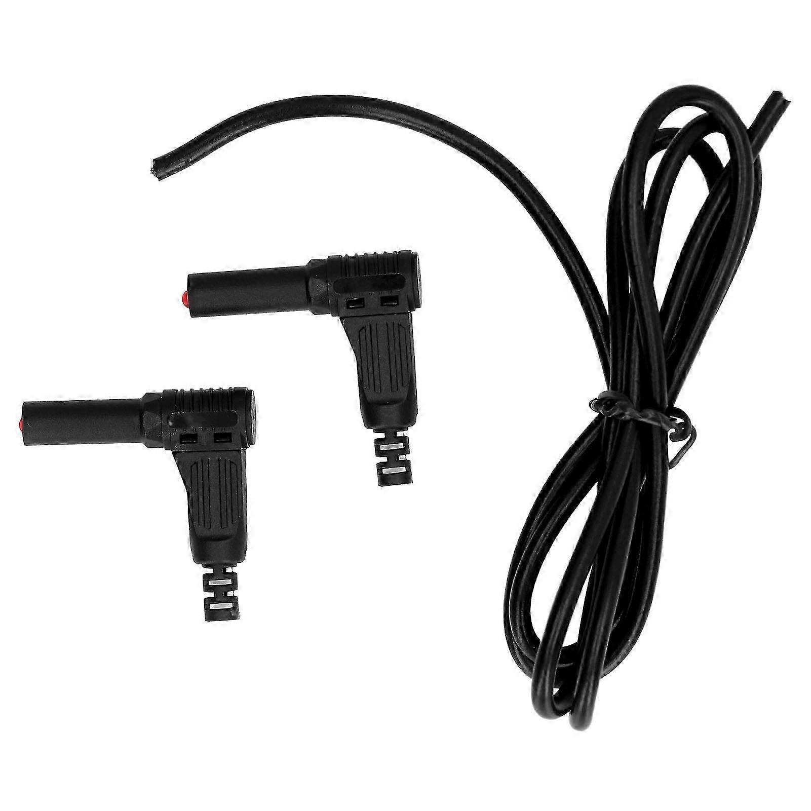 Multimeter Banana Plug Test Lead Brass PA Electrical Testing Leads for Voltage Tester 4mmBlack SZRH A-DS