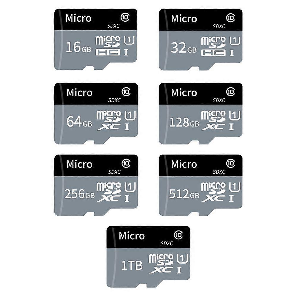TF Card Large Capacity SD Card 16GB U1 Class 10 TF Card High Speed Memory Card for Mobile Phone Camera Dashcam Monitor
