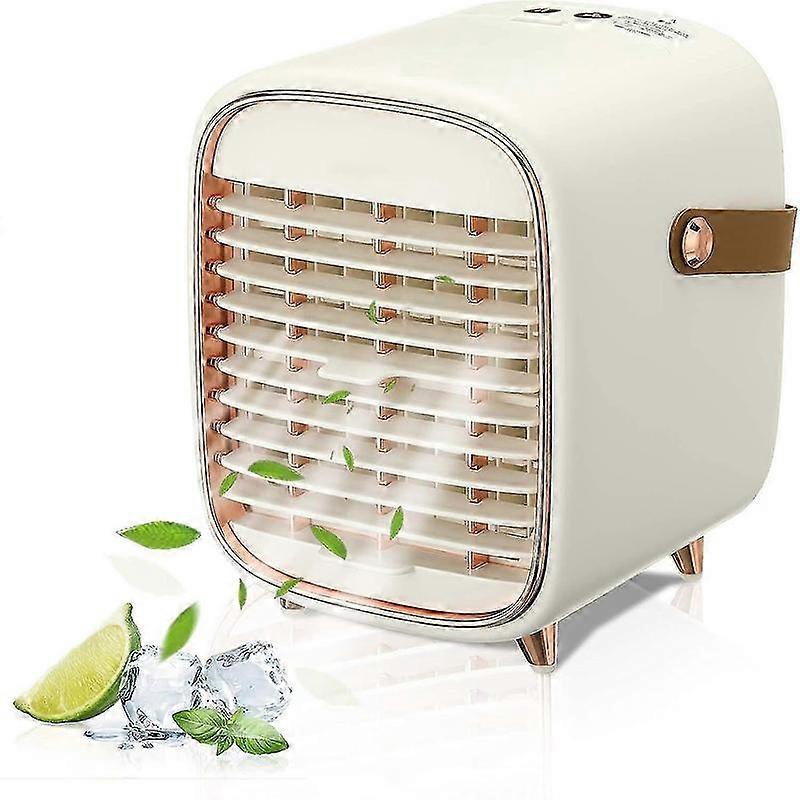 Portable Air Conditioner, Air Cooler With 3 Speeds, Cooling Fan With Atomization & Spray Timing Functi