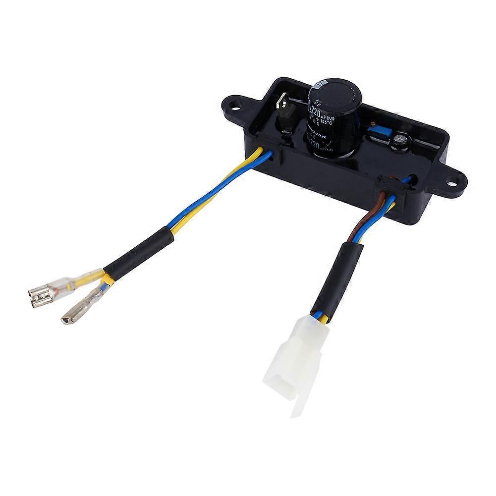 Voltage Regulator Rectifier Single Phase AVR 2KW Black 11x3.8x3.5cm