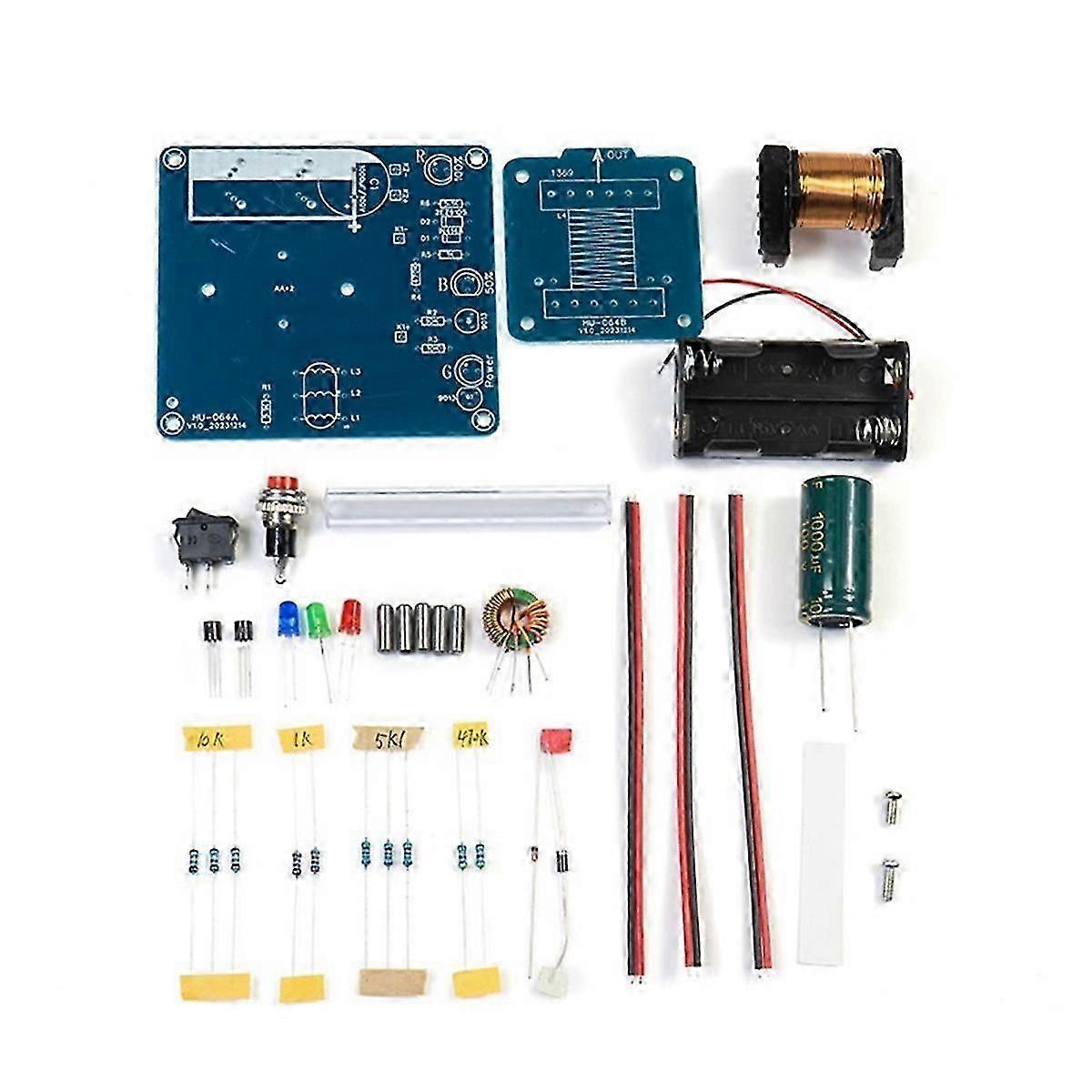 Electromagnetic Cannon DIY Kit Long-Range Projectile High-Voltage Coil Boost Circuit Board Production A