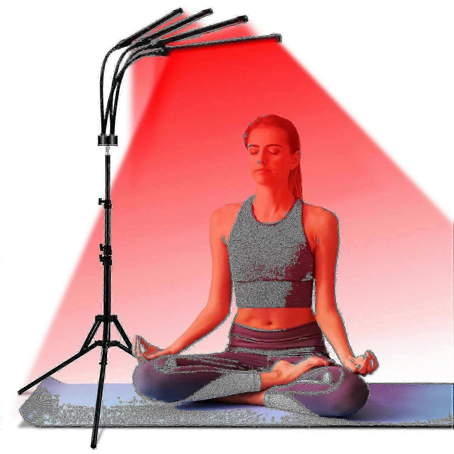 Improved Infrared Red Light Lamp with Stand for Home Use in Europe - 660nm & 850nm