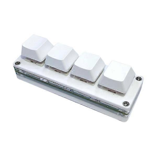 4-Key Programmable Keyboard for Gaming, Osu Keyboard, Shortcuts, Mechanical Macro Keyboard, computer accessories.