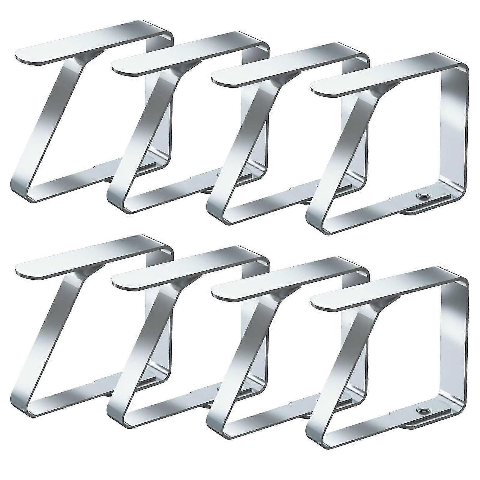 Tablecloth Clips 8 Pack Stainless Steel Table Cover Clamps Table Cl...