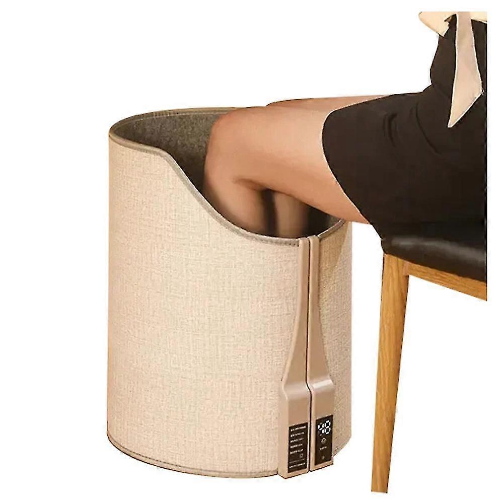 folding portable feet heater with adjustable temperature control