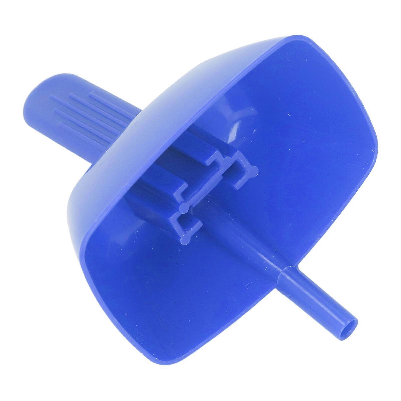 アイスポップホルダーABSドリッププルーフブルーアイスクリームトリートストロー付き