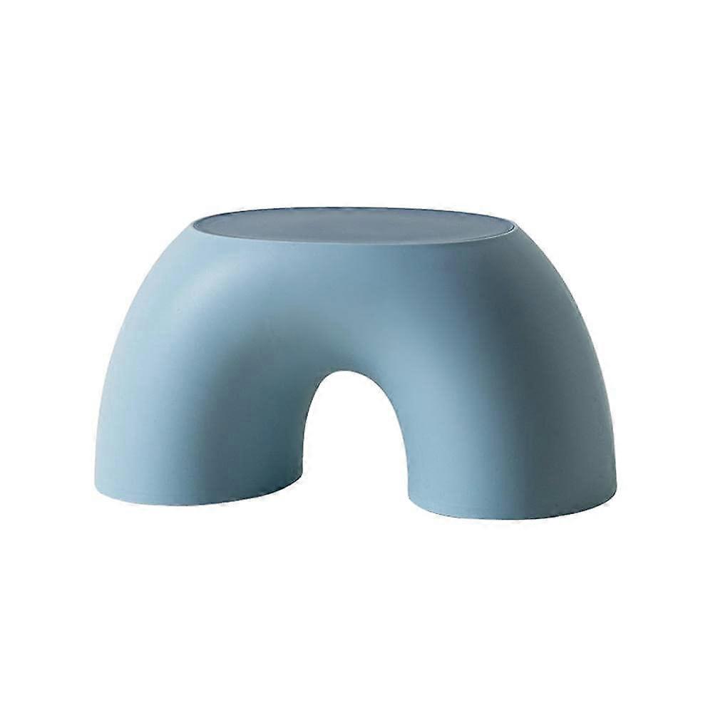 Useful Sofa Stool RideOn Footstool Rainbow Design Footboard Blue Small Bench For Kids Indoor Home Furniture