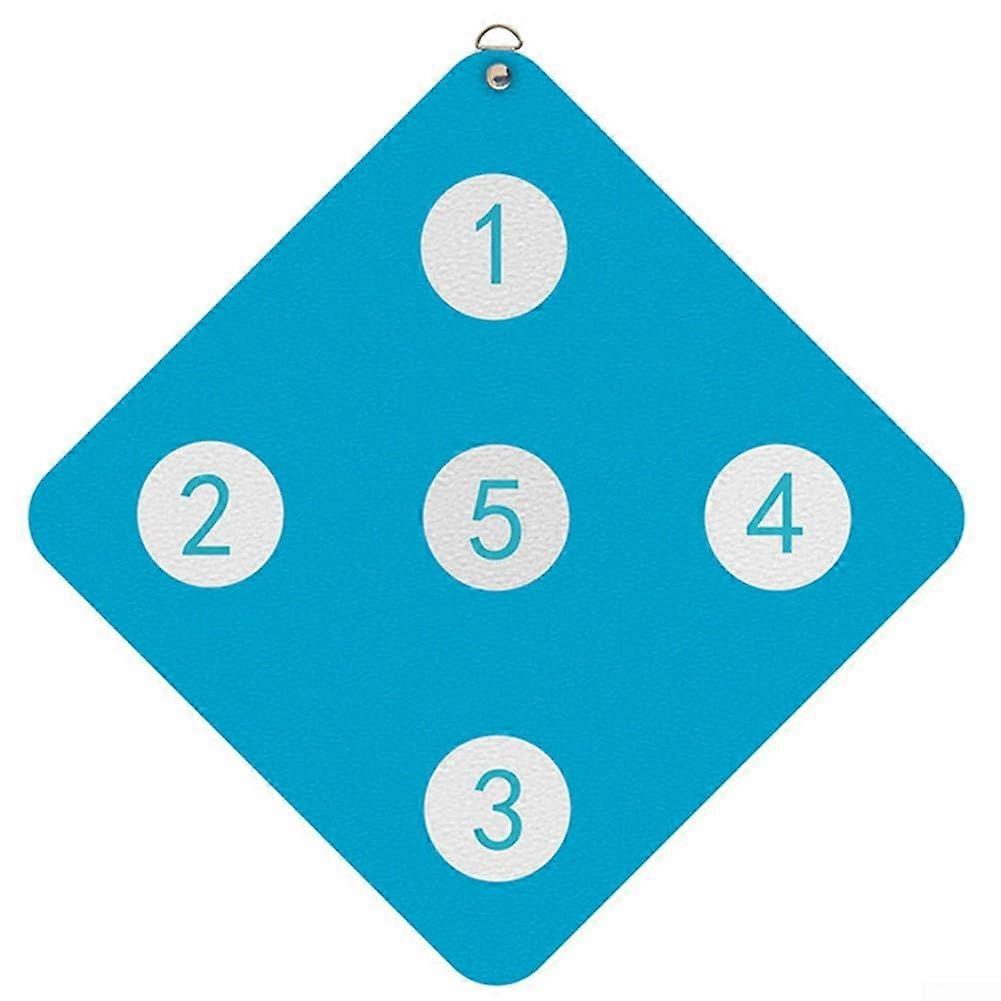 Hangable Fencing Target for Home Training in Light Blue - Suitable for Foil, Epee, and Saber Techniques