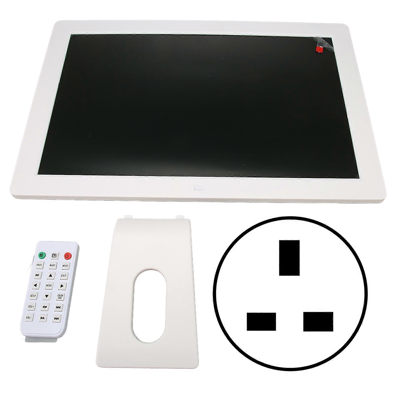15.4" Full HD Digital Photo Frame with Remote Control - 1280x800 Display, UK Plug