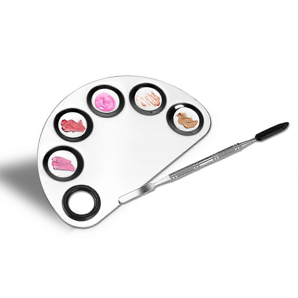 Makeup with Tool Palette for Mixing Use