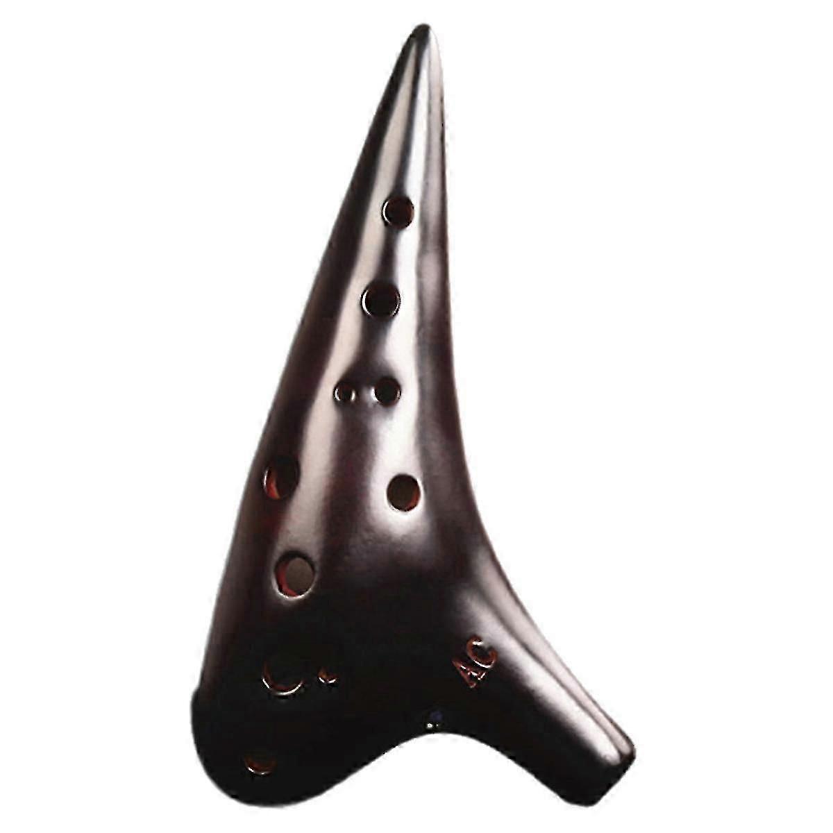 Performance Type 12 Hole Ocarina, Made of Ceramic, Accurate Tone, 12 Hole Ocarina Suitable for Beginners