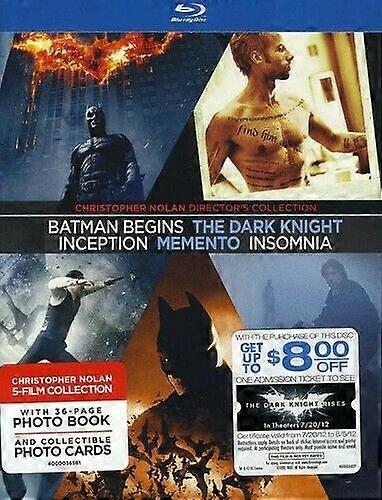 Christopher Nolan Directors Collection Blu-ray Region 2