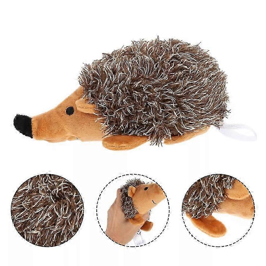 Dog Toy Indestructible Talking Hedgehog Interactive Stuffed Chew Toys Puppy