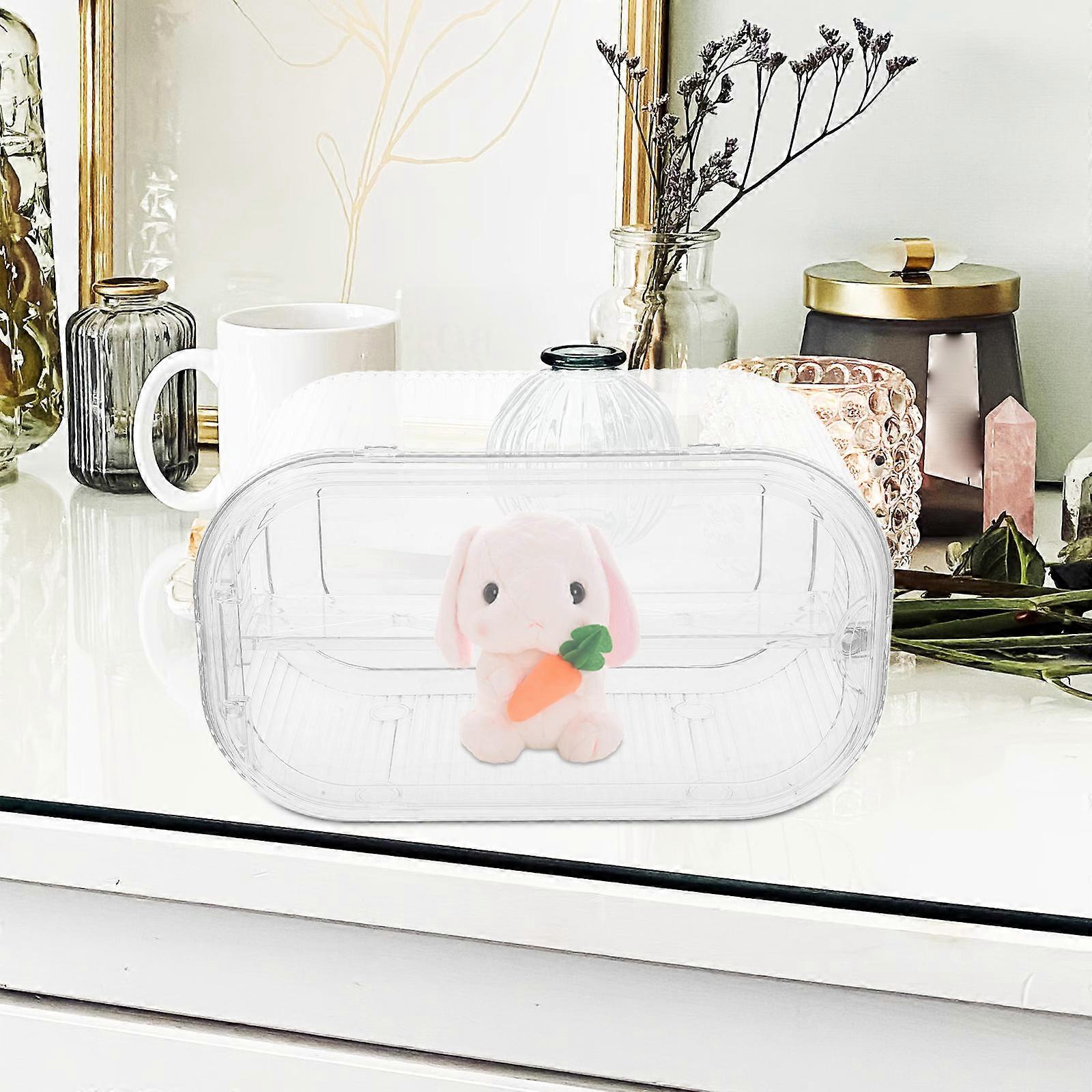 Model Display Case for Storage 1 Small Action Figure Clear Storage Box